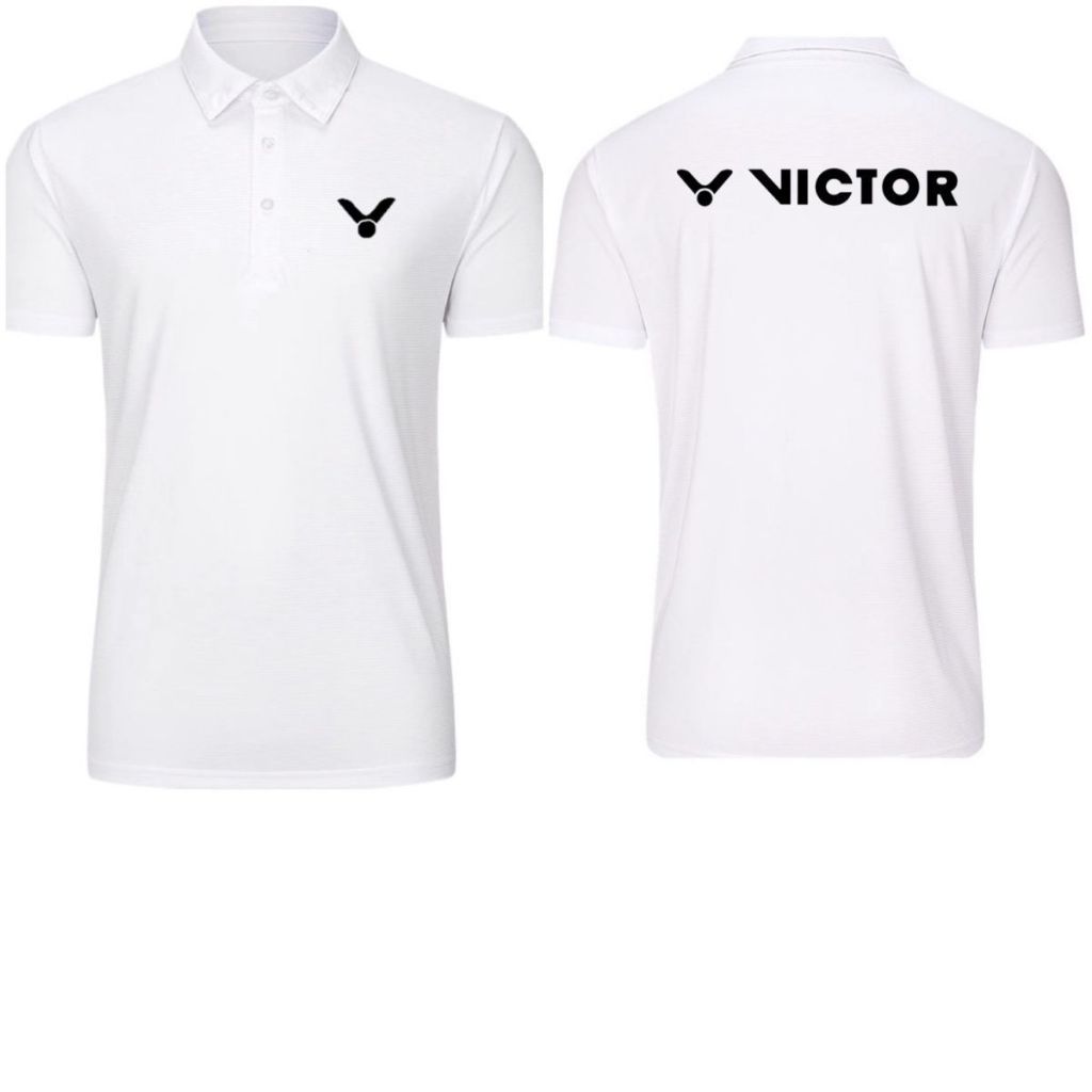 Áo choàng cầu lông Victor Nam và Nữ Nhanh Khô Thoáng Khí Mùa Hè Mới Áo Polo Tay Ngắn Ngoài Trời Cổ Thời Trang Bóng Bàn Thể Thao