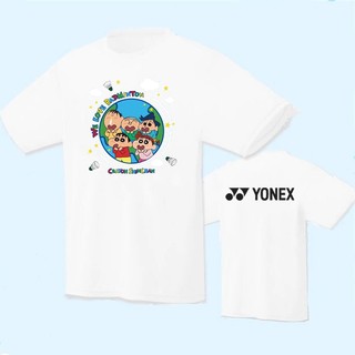 Yonex Mùa Hè Mới Quần Áo Cầu Lông Nam Nữ Thể Thao Tay Ngắn Top Thể Dục Ngoài Trời Chạy Marathon Thể Thao Giải Trí Áo Thun