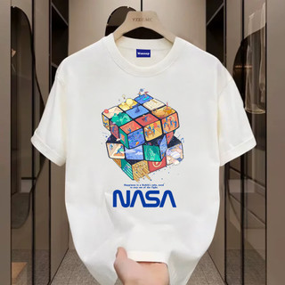 ✨Hàng có sẵn✨WASSUP Fantasy Magic Cube-Áo thun nam mới! 100% cotton, thời trang, Unisex