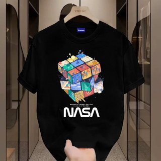 ✨Hàng có sẵn✨WASSUP Fantasy Magic Cube-Áo thun nam mới! 100% cotton, thời trang, Unisex