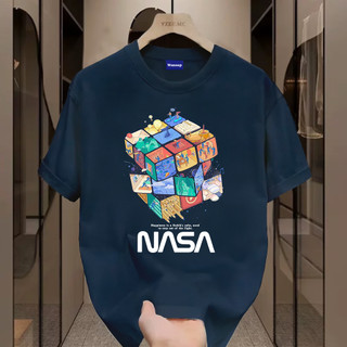 ✨Hàng có sẵn✨WASSUP Fantasy Magic Cube-Áo thun nam mới! 100% cotton, thời trang, Unisex
