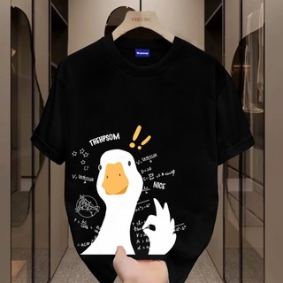 ✨Hàng có sẵn✨WASSUP Fun Math Duck-Áo thun nam mới! 100% cotton, thời trang, Unisex