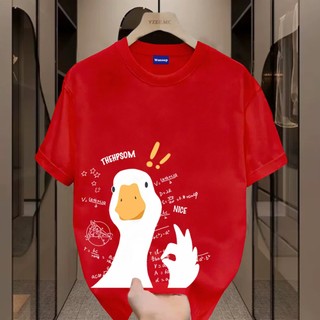 ✨Hàng có sẵn✨WASSUP Fun Math Duck-Áo thun nam mới! 100% cotton, thời trang, Unisex
