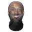 Lưới liền mạch đàn hồi Full Face Mask Mô phỏng Ronaldo Kanye Messi Cosplay Mũ Balaclava