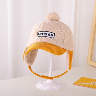 Bé Trai Trẻ Em Bảo Vệ Tai Sang Trọng Mũ Thể Thao Mùa Đông Mũ Bóng Chày Hoạt Hình Bé Gái Chữ Ấm Áp Mũ Dễ Thương Cho Bé 2-6 Tuổi