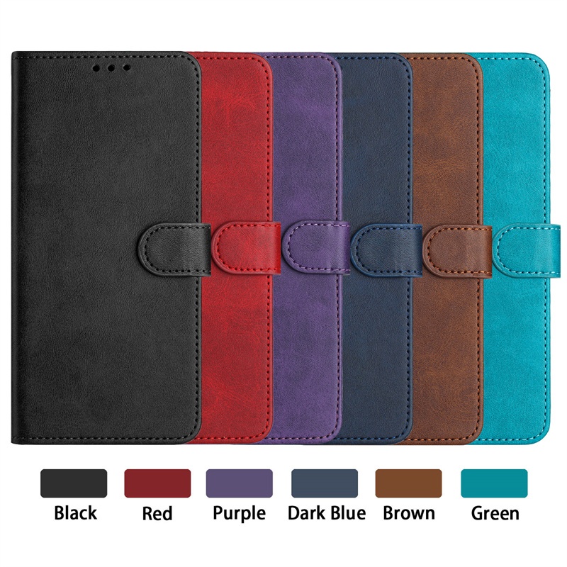 Ốp Lưng Cho OPPO A3 A2 Pro A3X A2M A1i A2X A1X 4g 5g Vỏ Ví Lật Sang Trọng Bao Da PU Khe Cắm Thẻ Đứng Có Dây Buộc