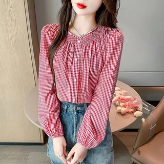 Áo sơ mi nữ dài tay dáng rộng