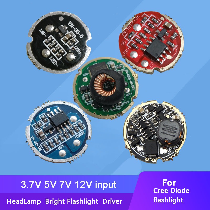 Trình Điều Khiển LED Cho Cree XPE XRE XPG Q5 XML L2 T6 XHP50 XHP70 ...