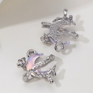 5 Chiếc Ngôi Sao Mới Mặt Trăng Trái Tim Quyến Rũ Thời Trang Y2k Phong Cách Mặt Dây Để Làm Phát Hiện Trang Sức Handmade