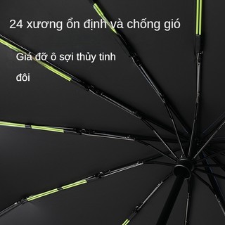 Dù Gấp Tự Động 2 Chiều 8/12/24 Xương Vải Keo Đen Chống Nắng