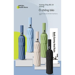 Dù Gấp Tự Động 2 Chiều 8/12/24 Xương Vải Keo Đen Chống Nắng