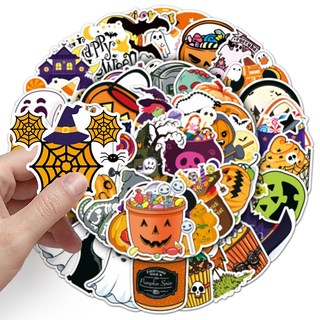 100 Chiếc Ngộ nghĩnh Halloween Hoạt Hình Dán Trang Trí Đề Can Dễ Thương DIY Tủ Lạnh Điện Thoại Laptop Đồ Chơi Trẻ Em