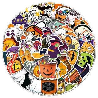 100 Chiếc Ngộ nghĩnh Halloween Hoạt Hình Dán Trang Trí Đề Can Dễ Thương DIY Tủ Lạnh Điện Thoại Laptop Đồ Chơi Trẻ Em