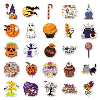 100 Chiếc Ngộ nghĩnh Halloween Hoạt Hình Dán Trang Trí Đề Can Dễ Thương DIY Tủ Lạnh Điện Thoại Laptop Đồ Chơi Trẻ Em