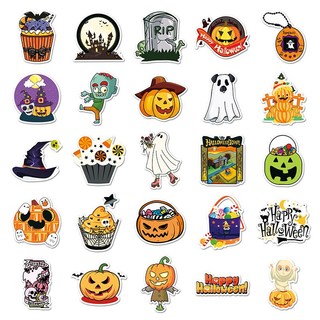 100 Chiếc Ngộ nghĩnh Halloween Hoạt Hình Dán Trang Trí Đề Can Dễ Thương DIY Tủ Lạnh Điện Thoại Laptop Đồ Chơi Trẻ Em