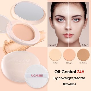 Bột cài đặt ma thuật kéo dài siêu nhẹ, ướt và khô UCANBE cho mọi tông màu da-Long-Lasting, Matte Finish, Super Oil Control, Chống thấm nước - Hoàn hảo để kết hợp da
