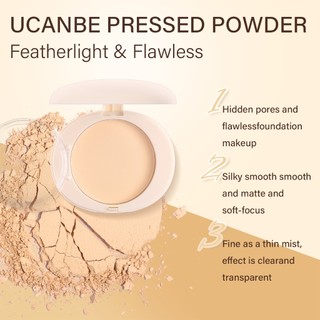 Bột cài đặt ma thuật kéo dài siêu nhẹ, ướt và khô UCANBE cho mọi tông màu da-Long-Lasting, Matte Finish, Super Oil Control, Chống thấm nước - Hoàn hảo để kết hợp da