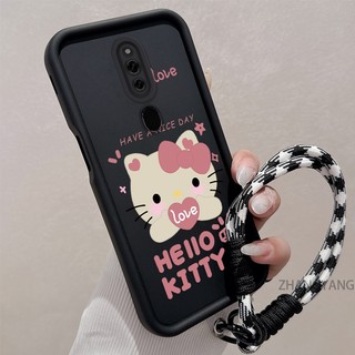Ốp Lưng Cho OPPO F11 PRO F11 Silicone TPU Dễ Thương Mèo Con Vỏ Điện Thoại Hoạt Hình Thẩm Mỹ Thiết Kế Mới Vỏ Mềm Điện Thoại Với Dây Treo Cá Tính