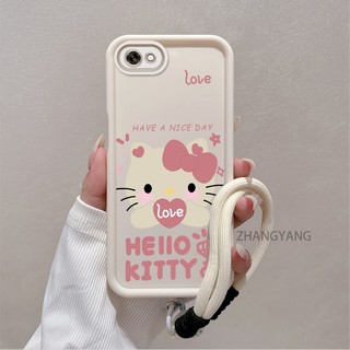 Ốp Lưng Cho vivo Y67 Y66 Y65 V5 Silicone TPU Mèo Con Dễ Thương Vỏ Điện Thoại Hoạt Hình Thẩm Mỹ Thiết Kế Mới Điện Thoại Vỏ Mềm Với Dây Treo Cá Tính