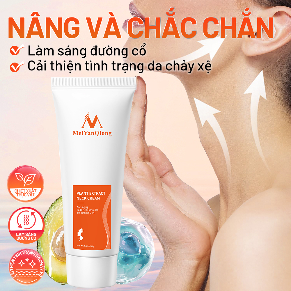 Ảnh MeiYanQiong Kem dưỡng vùng da cổ làm trắng chống lão hóa dưỡng ẩm săn chắc 40g 2