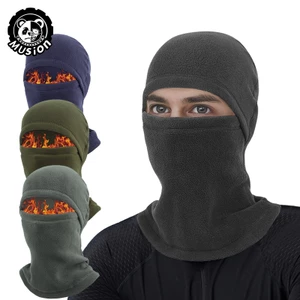 Musion Chống Gió Nhiệt Balaclava Với Lỗ Kính Co Giãn Mặt nạ Lông Cừu Ấm Cổ Cho Đi Xe Máy Và Thể Thao Ngoài Trời