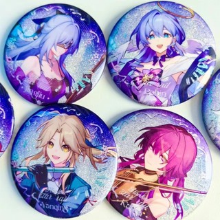 Trò Chơi Honkai Ngôi Sao Rai Robin Jingliu Kfaka Aventurine Huy Hiệu Nút Trâm Cài Chân Cosplay Bộ Sưu Tập Đồ Chơi Túi Trang Trí Quà Tặng