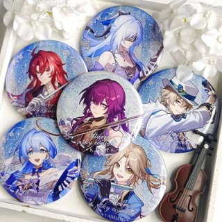 Trò Chơi Honkai Ngôi Sao Rai Robin Jingliu Kfaka Aventurine Huy Hiệu Nút Trâm Cài Chân Cosplay Bộ Sưu Tập Đồ Chơi Túi Trang Trí Quà Tặng