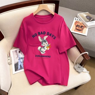 Mới 100% Cotton Plus Size 5XL Tay Ngắn Oversize Cổ Tròn Áo Thun Nữ Plus Size Tee Rời Thương Hiệu Địa Phương Hoạt Hình Làm Việc Trang Phục Thời Trang top