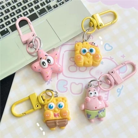 🍥jellycuty🍥Móc Khóa Hoạt Hình Mini Đáng Yêu Móc Khoá Đám Mây Dễ Thương