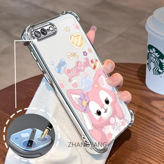 Ốp Lưng Cho iPhone 7 Plus iPhone 8 Plus Mạ Điện Bốn Góc Chống Rơi Vỏ Điện Thoại Thẩm Mỹ Hoạt Hình Nhân Vật Dễ Thương Silicon TPU Mềm
