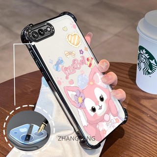 Ốp Lưng Cho iPhone 7 Plus iPhone 8 Plus Mạ Điện Bốn Góc Chống Rơi Vỏ Điện Thoại Thẩm Mỹ Hoạt Hình Nhân Vật Dễ Thương Silicon TPU Mềm