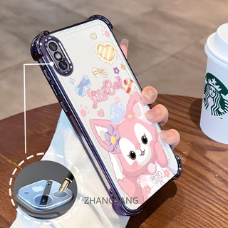 Ốp Lưng Cho iPhone X Xs Xr Xs Max Mạ Điện Bốn Góc Chống Rơi Vỏ Điện Thoại Thẩm Mỹ Hoạt Hình Nhân Vật Dễ Thương Silicon TPU Mềm