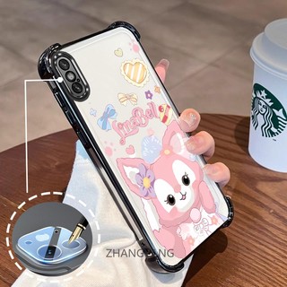 Ốp Lưng Cho iPhone X Xs Xr Xs Max Mạ Điện Bốn Góc Chống Rơi Vỏ Điện Thoại Thẩm Mỹ Hoạt Hình Nhân Vật Dễ Thương Silicon TPU Mềm