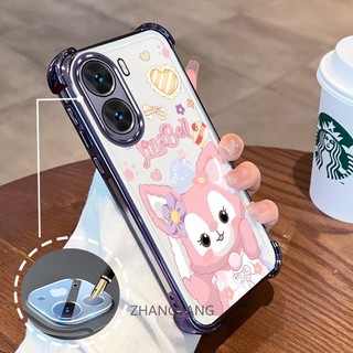 Ốp Lưng Cho OPPO RENO 11 5G RENO 11 Pro 5G Mạ Điện Bốn Góc Chống Rơi Vỏ Điện Thoại Thẩm Mỹ Hoạt Hình Nhân Vật Dễ Thương Silicon TPU Mềm