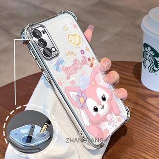Ốp Lưng Cho OPPO Reno 5 Reno 5k Mạ Điện Bốn Góc Chống Rơi Vỏ Điện Thoại Thẩm Mỹ Hoạt Hình Nhân Vật Dễ Thương Silicon TPU Mềm