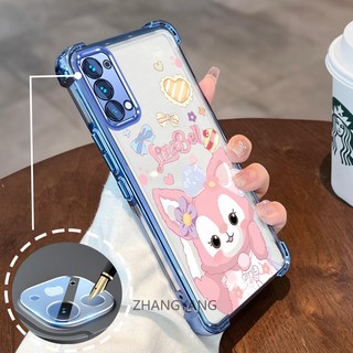 Ốp Lưng Cho OPPO Reno 5 Reno 5k Mạ Điện Bốn Góc Chống Rơi Vỏ Điện Thoại Thẩm Mỹ Hoạt Hình Nhân Vật Dễ Thương Silicon TPU Mềm