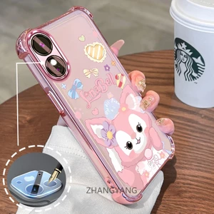Ốp Lưng Cho OPPO reno 8T 4G reno 8T 5G Mạ Điện Bốn Góc Chống Rơi Vỏ Điện Thoại Thẩm Mỹ Hoạt Hình Nhân Vật Dễ Thương Silicon TPU Mềm
