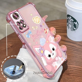 Ốp Lưng Cho Redmi note 11 4G Pro note 11 Pro 5G Mạ Điện Bốn Góc Chống Rơi Vỏ Điện Thoại Thẩm Mỹ Hoạt Hình Nhân Vật Dễ Thương Silicon TPU Mềm