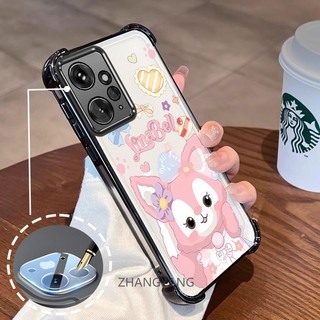 Ốp Lưng Cho Redmi Note 12 4G Mạ Điện Bốn Góc Chống Rơi Vỏ Điện Thoại Thẩm Mỹ Hoạt Hình Nhân Vật Dễ Thương Silicon TPU Mềm