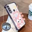 Ốp lưng cho vivo y11 y12 y15 y17 y19 Vỏ điện thoại chống rơi bốn góc mạ điện hoạt hình thẩm mỹ nhân vật dễ thương silicone TPU mềm