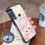 Ốp lưng cho vivo y11 y12 y15 y17 y19 Vỏ điện thoại chống rơi bốn góc mạ điện hoạt hình thẩm mỹ nhân vật dễ thương silicone TPU mềm