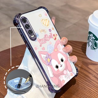 Ốp lưng cho vivo y20 y20s y12s y20i y12a Vỏ điện thoại chống rơi bốn góc mạ điện hoạt hình thẩm mỹ nhân vật dễ thương silicone TPU mềm