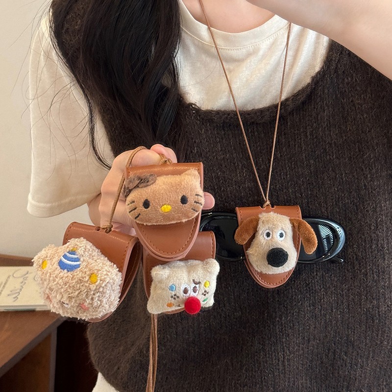 Da tam giác nơ mèo con vòng cổ từ tính ngọt ngào trẻ em vui nhộn áo len dài dây chuyền dễ thương mọi thứ vòng cổ cô gái