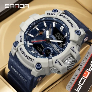 Đồng hồ thể thao đa chức năng kỹ thuật số thông thường Sanda 3179-2 chống nước