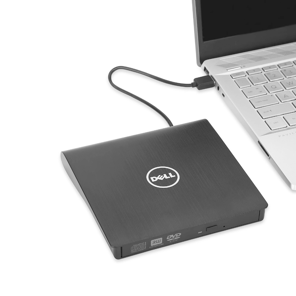 Dell External USB Slim CD DVD + / - Ổ đĩa quang RW MỚI TRONG HỘP ...