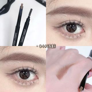 Sweet MINT Bút chì kẻ mày hai đầu tự nhiên Lông mày hoang dã ba chiều không thấm nước lâu trôi