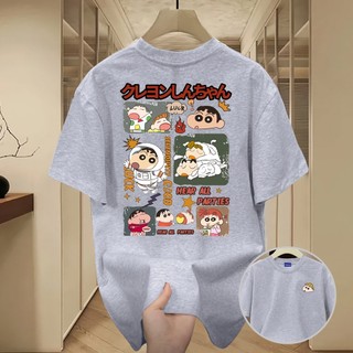 ✨Hàng có sẵn✨WASSUP Crayon Shin-chan-Áo thun nam mới! 100% cotton, thời trang, Unisex