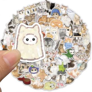 77 Chiếc Mèo Dễ Thương Động Vật Dán Kawaii Hoạt Hình Decal Trẻ Em Đồ Chơi Laptop DIY Sổ Lưu Niệm Điện Thoại Xe Miếng Dán