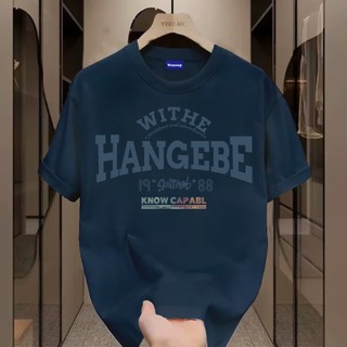 ✨Hàng có sẵn✨WASSUP Retro alphabet-Áo thun nam mới! 100% cotton, thời trang, Unisex