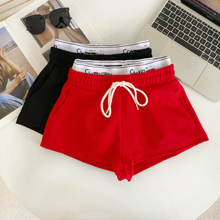 Phiên Bản Hàn Quốc Mùa Hè Chữ Eo Rời Thể Thao Thường Ngày Quần Áo Nữ Co Giãn Eo Quần Short